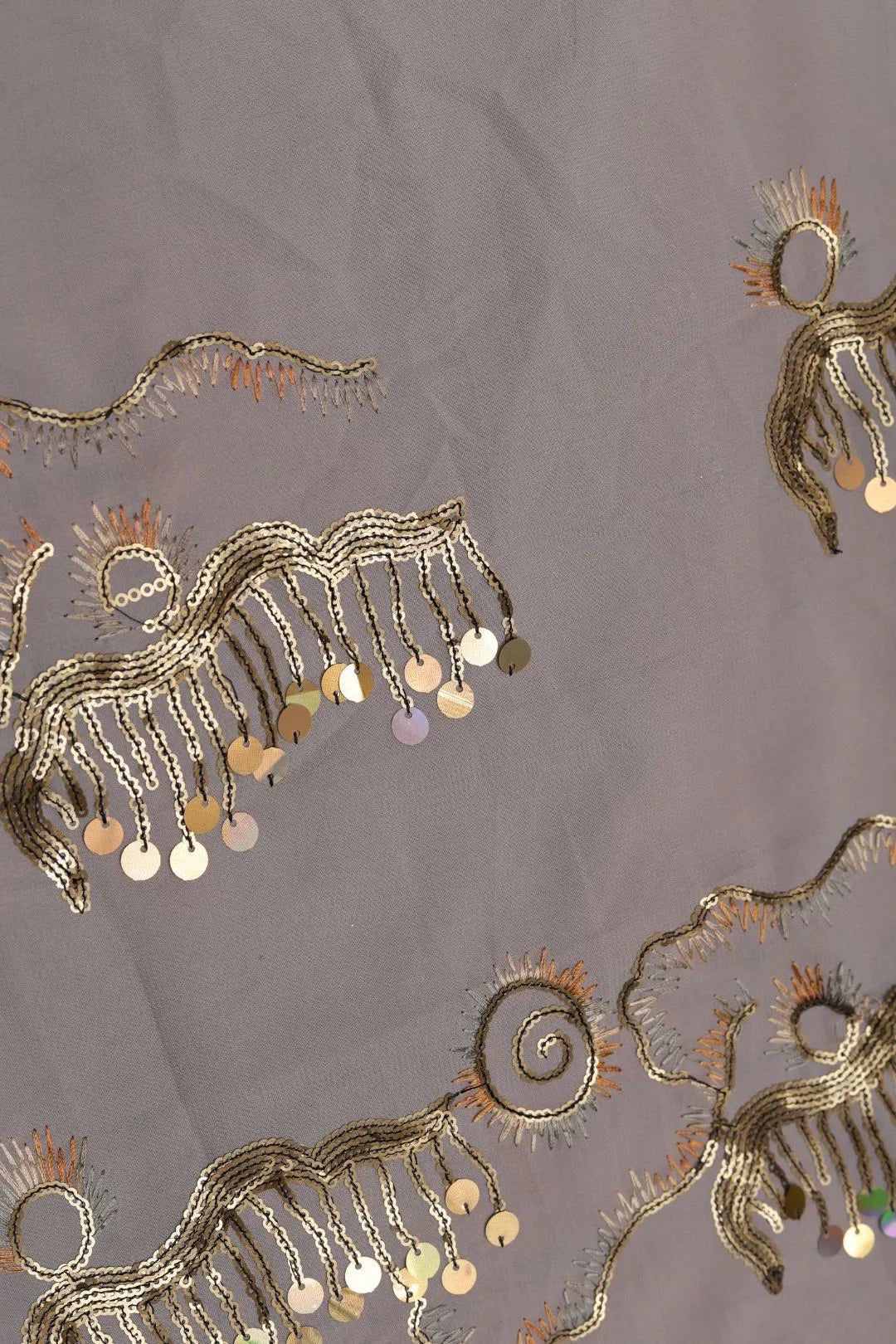 Lightweight Mesh Fabric with Sequin Shine - غاجي والا إكسبورت Gajiwala Export