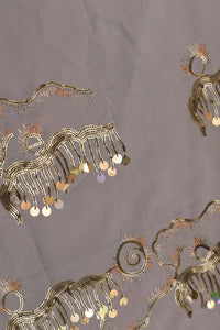 Lightweight Mesh Fabric with Sequin Shine - غاجي والا إكسبورت Gajiwala Export