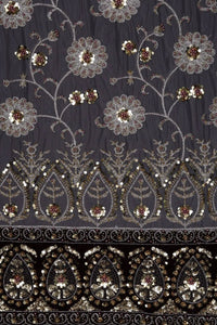 Patterned Sequin Embroidered Heavy Fabric - غاجي والا إكسبورت Gajiwala Export