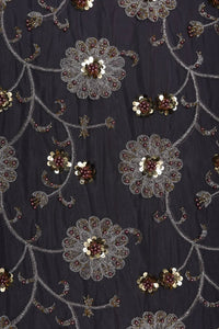 Patterned Sequin Embroidered Heavy Fabric - غاجي والا إكسبورت Gajiwala Export