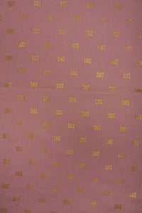Pink Fabric with Scattered Metallic Gold Buti Print - غاجي والا إكسبورت Gajiwala Export