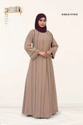 Pleated Abaya with Subtle Embellishment For Women - غاجي والا إكسبورت Gajiwala Export
