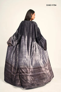 Premium Velvet Shrug in Chic Smoky Gradient Look - غاجي والا إكسبورت Gajiwala Export