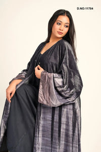 Premium Velvet Shrug in Chic Smoky Gradient Look - غاجي والا إكسبورت Gajiwala Export