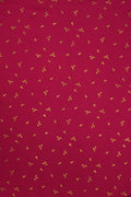 Rani Fabric with Scattered Gold Abstract Motif Print - غاجي والا إكسبورت Gajiwala Export