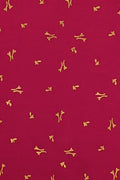 Rani Fabric with Scattered Gold Abstract Motif Print - غاجي والا إكسبورت Gajiwala Export