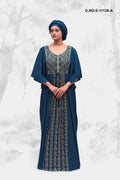 Rayon Farasha Kaftan with Traditional Embroidery - غاجي والا إكسبورت Gajiwala Export