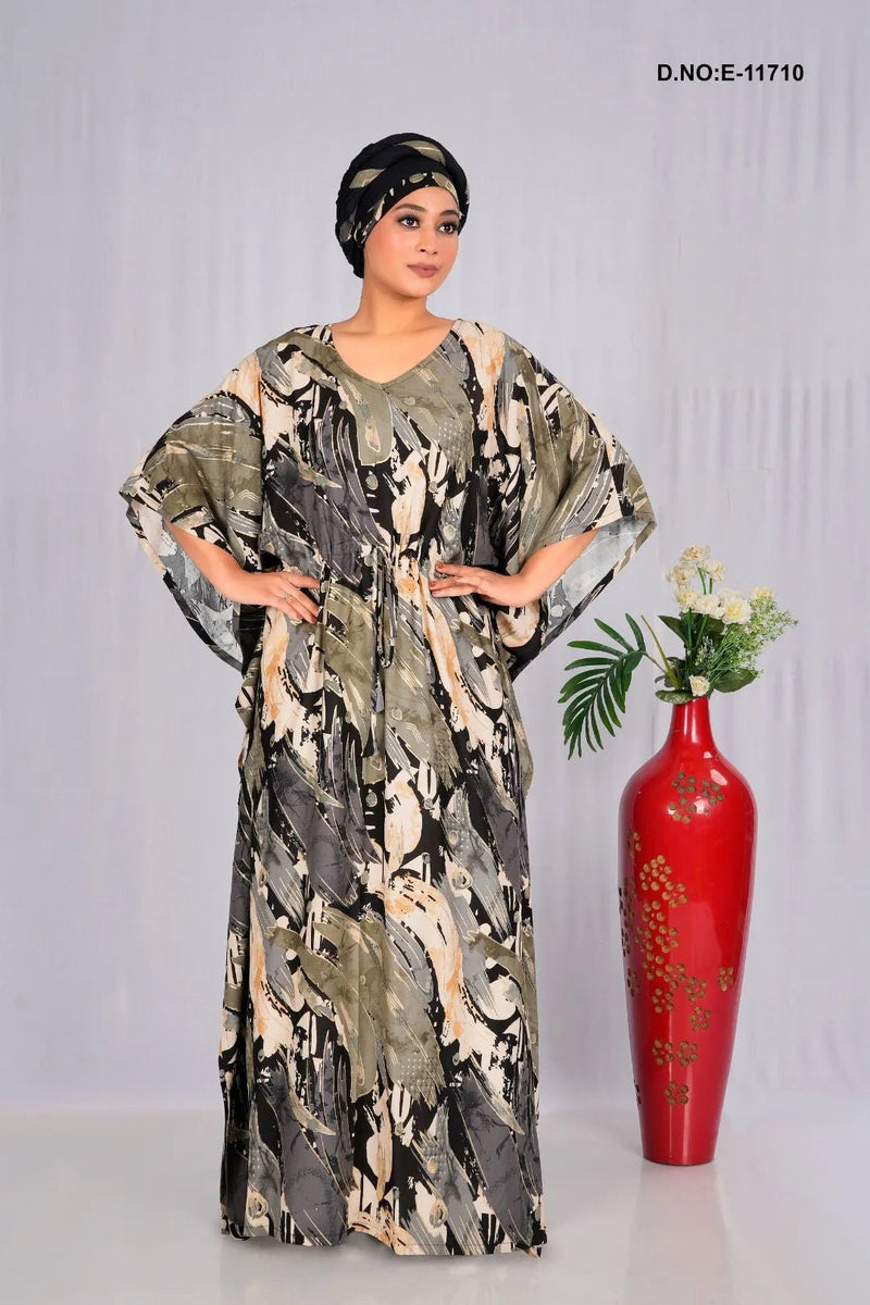Rayon Farasha with Vibrant Digital Print- غاجي والا إكسبورت Gajiwala Export