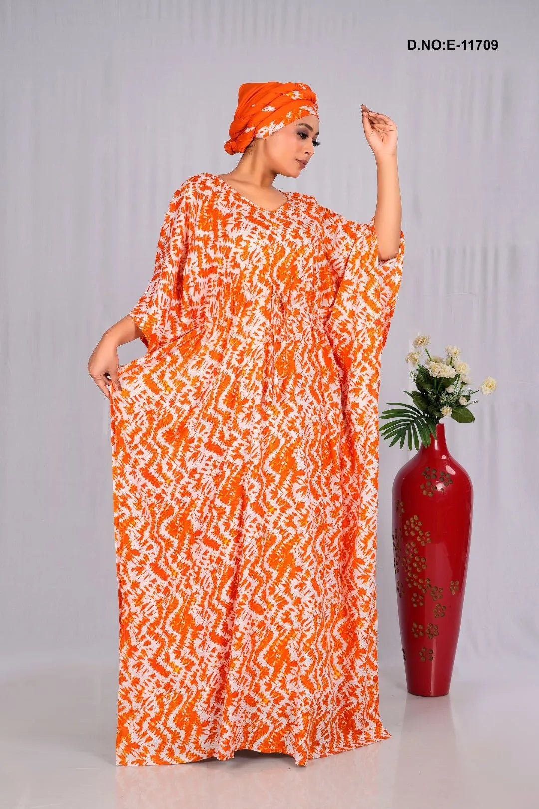 Rayon Farasha with Vibrant Digital Print