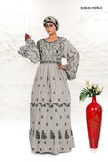 Rayon Kaftan Dress with Intricate Ethnic Print Work - غاجي والا إكسبورت Gajiwala Export