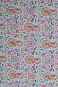 Kashmiri Sozni Print Fabric with Metallic Detailing - غاجي والا إكسبورت Gajiwala Export