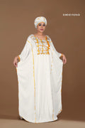 Relaxed Kaftan with Tassel Trim For Women - غاجي والا إكسبورت Gajiwala Export
