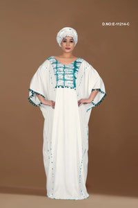 Relaxed Kaftan with Tassel Trim For Women - غاجي والا إكسبورت Gajiwala Export