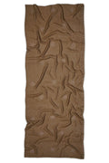 Rich Chocolate Textured Stole with Iridescent Motif - غاجي والا إكسبورت Gajiwala Export