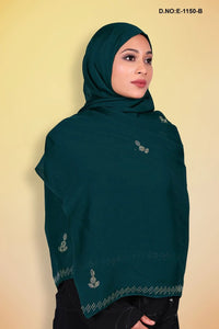 Rich Dupatta with Heavy Zigzag Crystal Border - غاجي والا إكسبورت Gajiwala Export