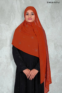 Rich Dupatta with Intricate Floral Lace Border - غاجي والا إكسبورت Gajiwala Export