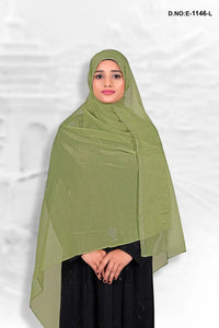 Saffron Luminous Dupatta with Crystal Scrollwork - غاجي والا إكسبورت Gajiwala Export