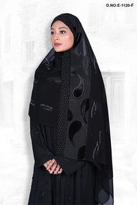 Sheer Dupatta with Shimmer and Floral Print - غاجي والا إكسبورت Gajiwala Export