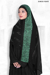 Sheer Dupatta with Shimmer and Floral Print - غاجي والا إكسبورت Gajiwala Export