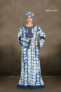 Shibori Print Kaftan with Embellished Trim For Women - غاجي والا إكسبورت Gajiwala Export