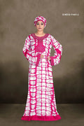 Shibori Print Kaftan with Embellished Trim For Women - غاجي والا إكسبورت Gajiwala Export