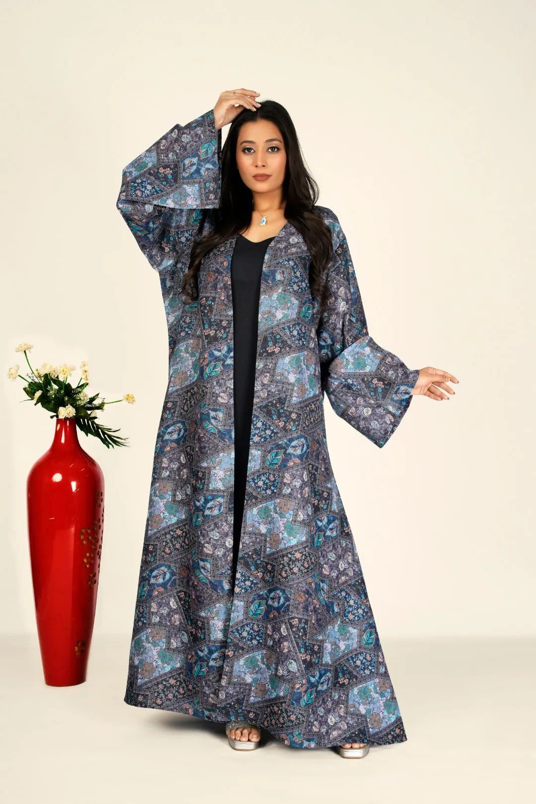 Soft Linen Cotton Flowing Print Shrug For Women - غاجي والا إكسبورت Gajiwala Export