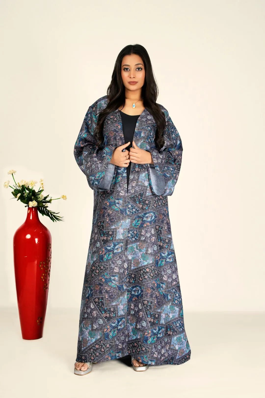 Soft Linen Cotton Flowing Print Shrug For Women - غاجي والا إكسبورت Gajiwala Export