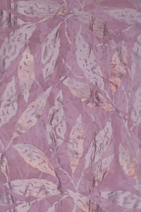 Soft Tonal Metallic Foliage Brasso Fabric - غاجي والا إكسبورت Gajiwala Export