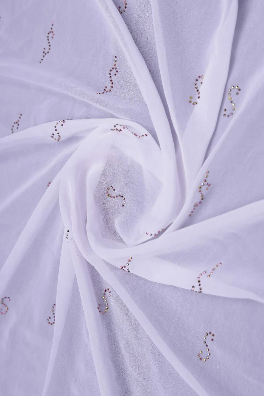 Structured Floral Panel Designer Stole for Women - غاجي والا إكسبورت Gajiwala Export