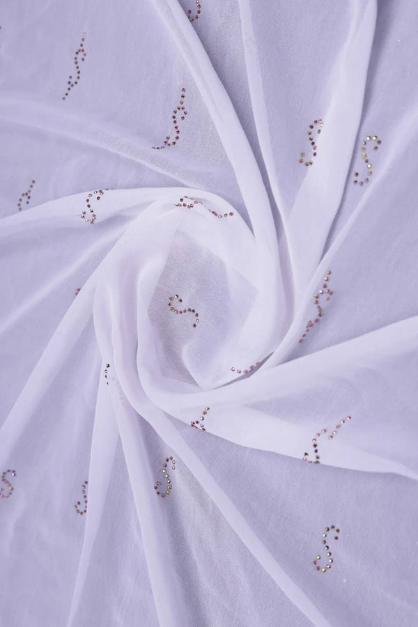 Structured Floral Panel Designer Stole for Women - غاجي والا إكسبورت Gajiwala Export