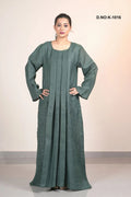 Stylish Abaya with Modern Pleated Design- غاجي والا إكسبورت Gajiwala Export