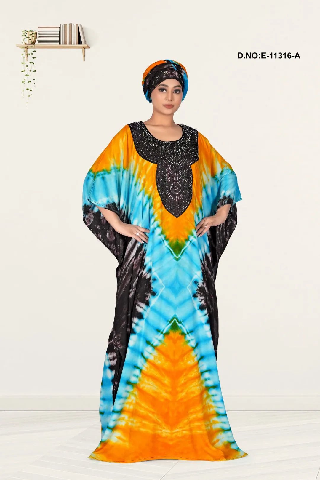 Stylish Glamorous Women's Designer Kaftan Dress - غاجي والا إكسبورت Gajiwala Export