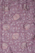 Subtle Purple Metallic Brasso Fabric - غاجي والا إكسبورت Gajiwala Export