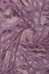 Subtle Purple Metallic Brasso Fabric - غاجي والا إكسبورت Gajiwala Export