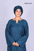 Textured Maxi Kaftan with Lace Panels Detail - غاجي والا إكسبورت Gajiwala Export