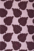 Mesh Fabric with Metallic Leaf Appliqué - غاجي والا إكسبورت Gajiwala Export