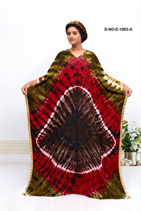 Tie - Dye Farasha With Gold Trim Detailings - غاجي والا إكسبورت Gajiwala Export