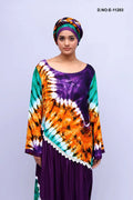 Self Dyed Designed Kaftan Set For Women - غاجي والا إكسبورت Gajiwala Export