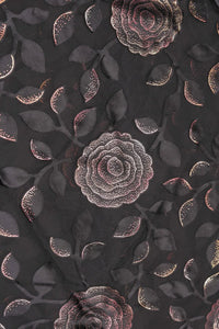 Tonal Leaf & Raindrop Pattern Fabric - غاجي والا إكسبورت Gajiwala Export