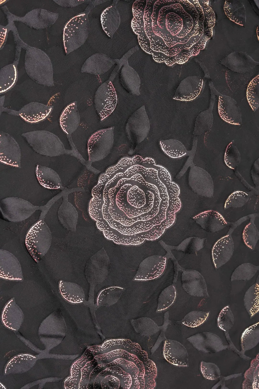 Tonal Leaf & Raindrop Pattern Fabric - غاجي والا إكسبورت Gajiwala Export