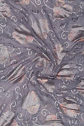 Warm Tonal Metallic Foliage Brasso Fabric - غاجي والا إكسبورت Gajiwala Export