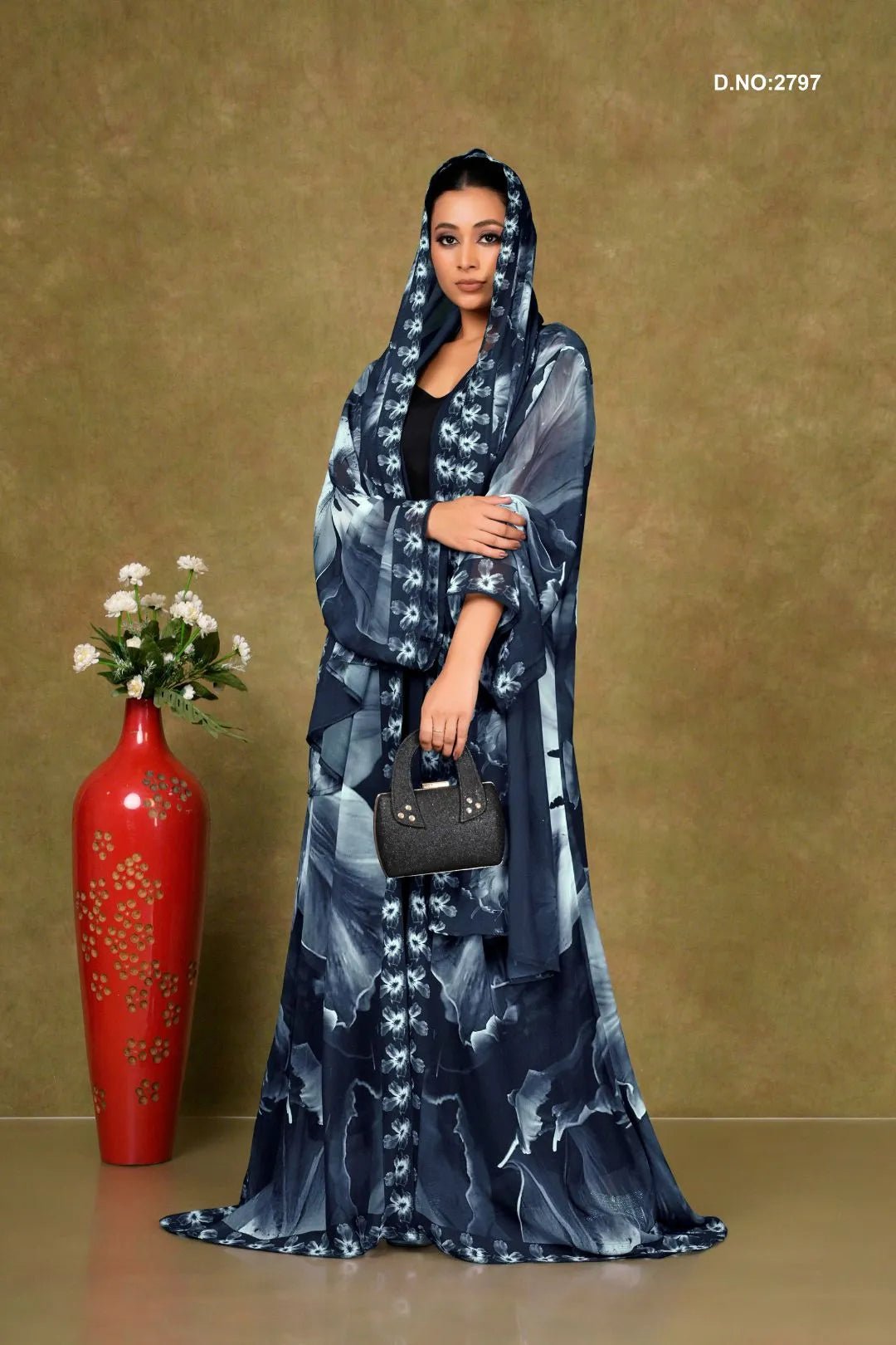 Weightless Chiffon Floral Printed Shrug For Women - غاجي والا إكسبورت Gajiwala Export