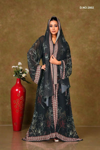 Weightless Chiffon Shrug with Oval Border For Women - غاجي والا إكسبورت Gajiwala Export