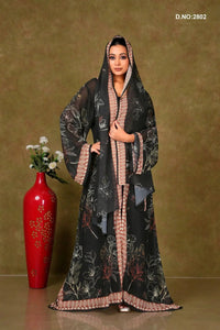 Weightless Chiffon Shrug with Oval Border For Women - غاجي والا إكسبورت Gajiwala Export