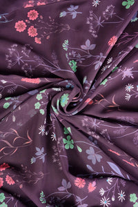 Weightless Chiffon Shrug with Soft Pastel Florals - غاجي والا إكسبورت Gajiwala Export