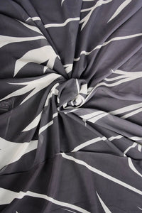 Weightless Shrug in Monochrome Leaf Elegance - غاجي والا إكسبورت Gajiwala Export